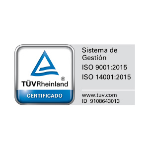 TÜV Rheinland ISO 9001:2015 and ISO 14001:2015
